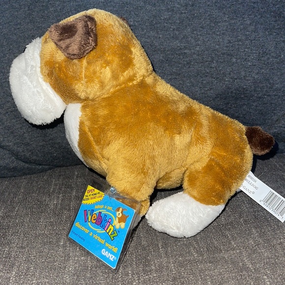 WEBKINZ Ganz BULLDOG HM126 w/hang & but Tag No Code plush stuffed animal - Picture 8 of 16